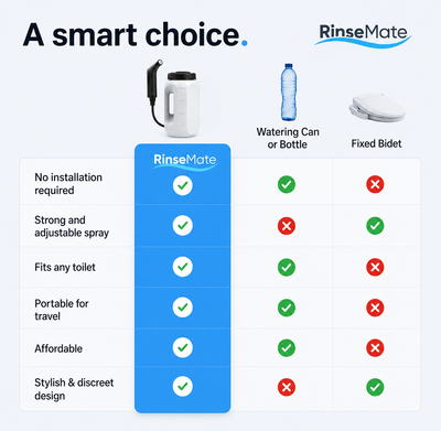 Finally, a bidet that doesn't require installation
